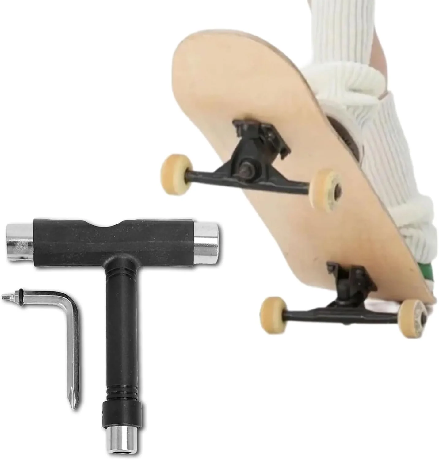 Portable T Shape Skateboard Wrench Roller Skate Tool Light Weight T Type Tool Longboards Accessory Skateboard Longboards Accessory