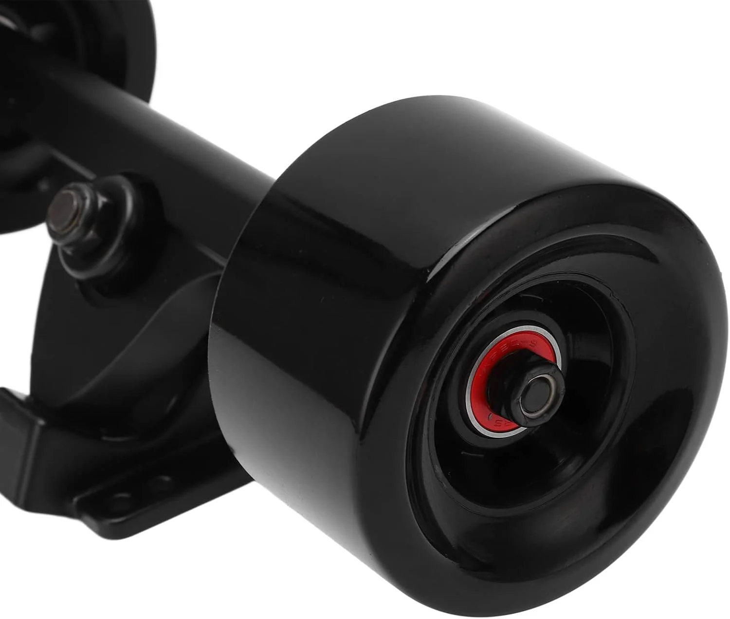 ست تراک و چرخ اسکیت برد، چرخ های PU با سختی 82A به همراه بلبرینگ ABEC 9، لوازم جانبی آلیاژی اسکیت برد برای لانگ برد، دنس برد، اسکیت بردهای برقی، پایدار