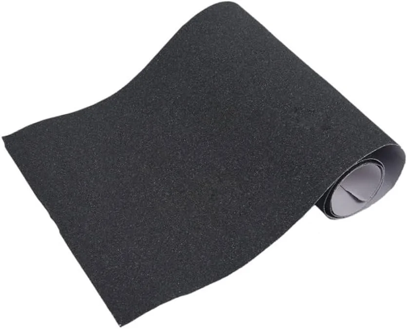 نوار چسب اسکیت برد dsbdrki ضد آب و ضد لغزش سمباده کربوراندوم برای تخته اسکیت 84x23 سانتی متر لوازم جانبی اسکیت برد