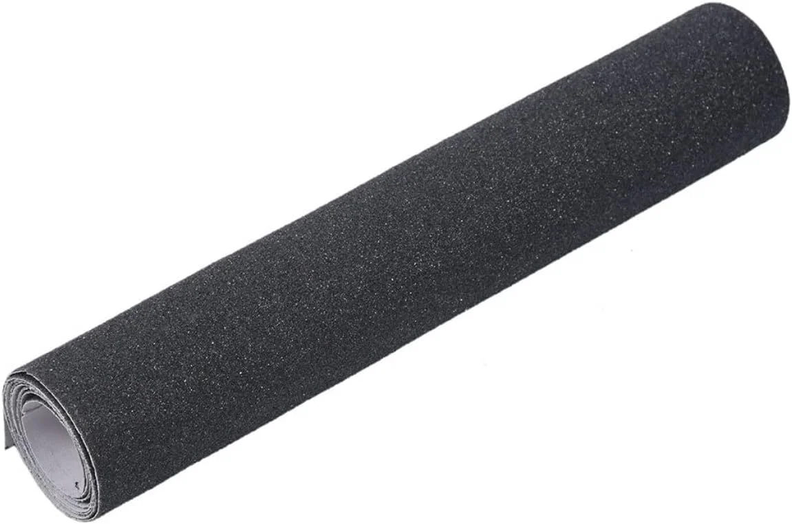 نوار چسب اسکیت برد dsbdrki ضد آب و ضد لغزش سمباده کربوراندوم برای تخته اسکیت 84x23 سانتی متر لوازم جانبی اسکیت برد