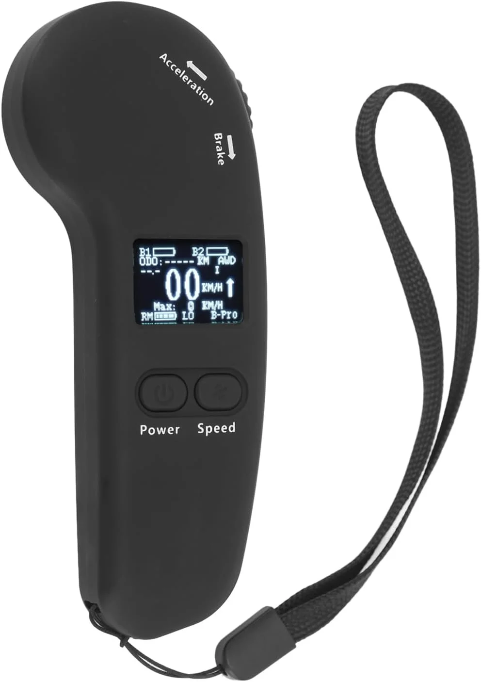 ریموت کنترل اسکیت برد برقی Asixxsix، ریموت کنترل بی سیم با نمایشگر LED، دارای 3 حالت سرعت قابل تنظیم، ترمز، شارژ USB، لوازم جانبی اسکیت برد برقی