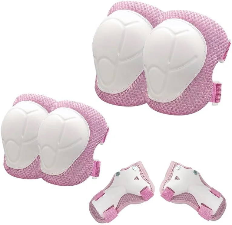DAYONG Kids/Youth/Adult Protective Gear Set, 6 PCS Adjustable Knee Elbow Pads Wrist Pads for Cycling Skating Scooter Roller Skates Skateboard.