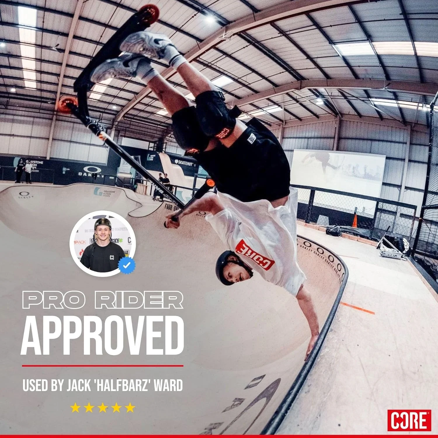 رمپ اسکیت CORE برای کودکان - رمپ مینی کیکر اسکوتر، رمپ اسکیت بورد، رمپ BMX، ماشین RC، رمپ پرتاب تاشو دوچرخه، رمپ اسکوتر سبک و قابل حمل با پایه های لاستیکی