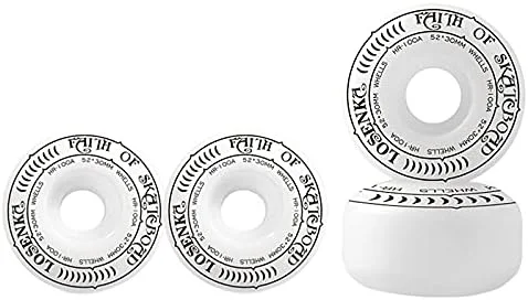 4 عدد چرخ اسکیت برد 52mmx30mm 95A، چرخ های PU Double Rocker، چرخ های لغزنده Downspeed، لوازم جانبی اسکیت برد