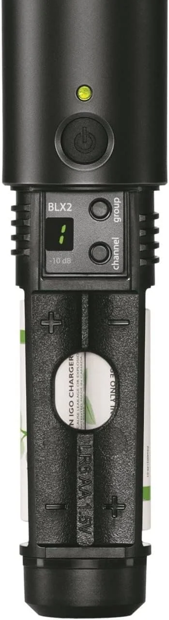 فرستنده دستی Shure با میکروفون Beta 58A مدل SM58 BLX2/SM58-H9