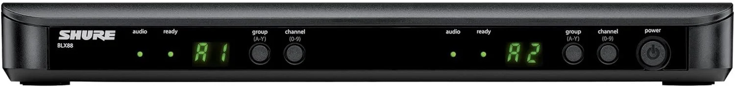 سیستم میکروفون بی سیم دو کاناله Shure BLX188E/CVL با 2 بادی پک و 2 میکروفون یقه ای CVL سیستم میکروفون بی سیم دو کاناله Shure BLX188E/CVL با 2 بادی پک و 2 میکروفون یقه ای CVL