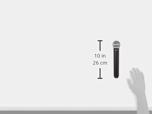فرستنده بی سیم دستی Shure BLX2/PG58 با کپسول میکروفون آوازی PG58، برای استفاده با سیستم های بی سیم BLX (گیرنده جداگانه فروخته می شود) - باند H10 فرستنده بی سیم دستی Shure BLX2/PG58 با کپسول میکروفون آوازی PG58، برای استفاده با سیستم های بی سیم BLX (گیرنده جداگانه فروخته می شود) - باند H10