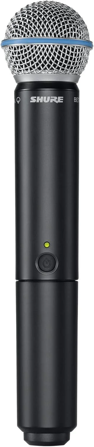 سیستم میکروفون بی سیم Shure BLX24/B58 با میکروفون دستی وکال BETA 58A سیستم میکروفون بی سیم Shure BLX24/B58 با میکروفون دستی وکال BETA 58A