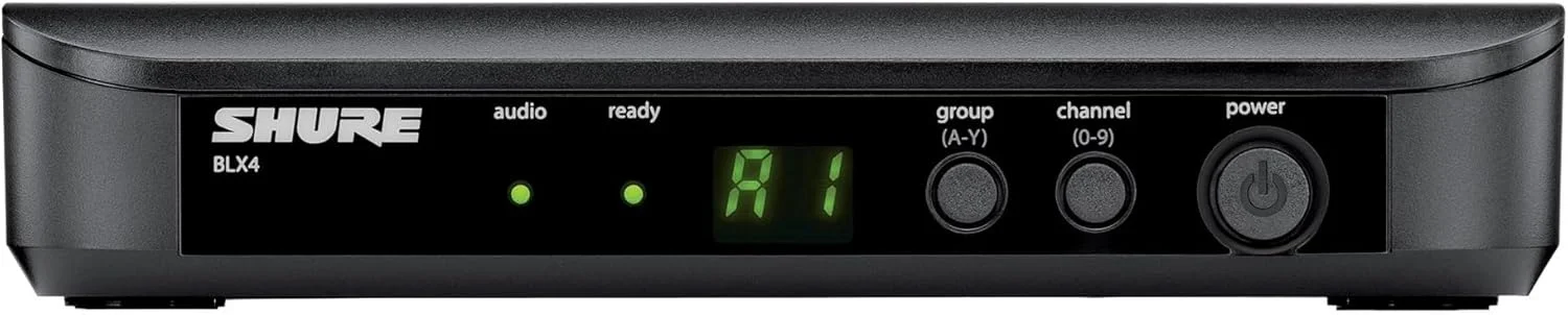 سیستم میکروفون بی سیم Shure BLX14/CVL - عمر باتری 14 ساعته، برد 300 فوت، UHF | شامل میکروفون یقه ای CVL، فرستنده بدنه، گیرنده تک کاناله | باند H11 (BLX14/CVL-H11) سیستم میکروفون بی سیم Shure BLX14/CVL - عمر باتری 14 ساعته، برد 300 فوت، UHF | شامل میکروفون یقه ای CVL، فرستنده بدنه، گیرنده تک کاناله | باند H11 (BLX14/CVL-H11)