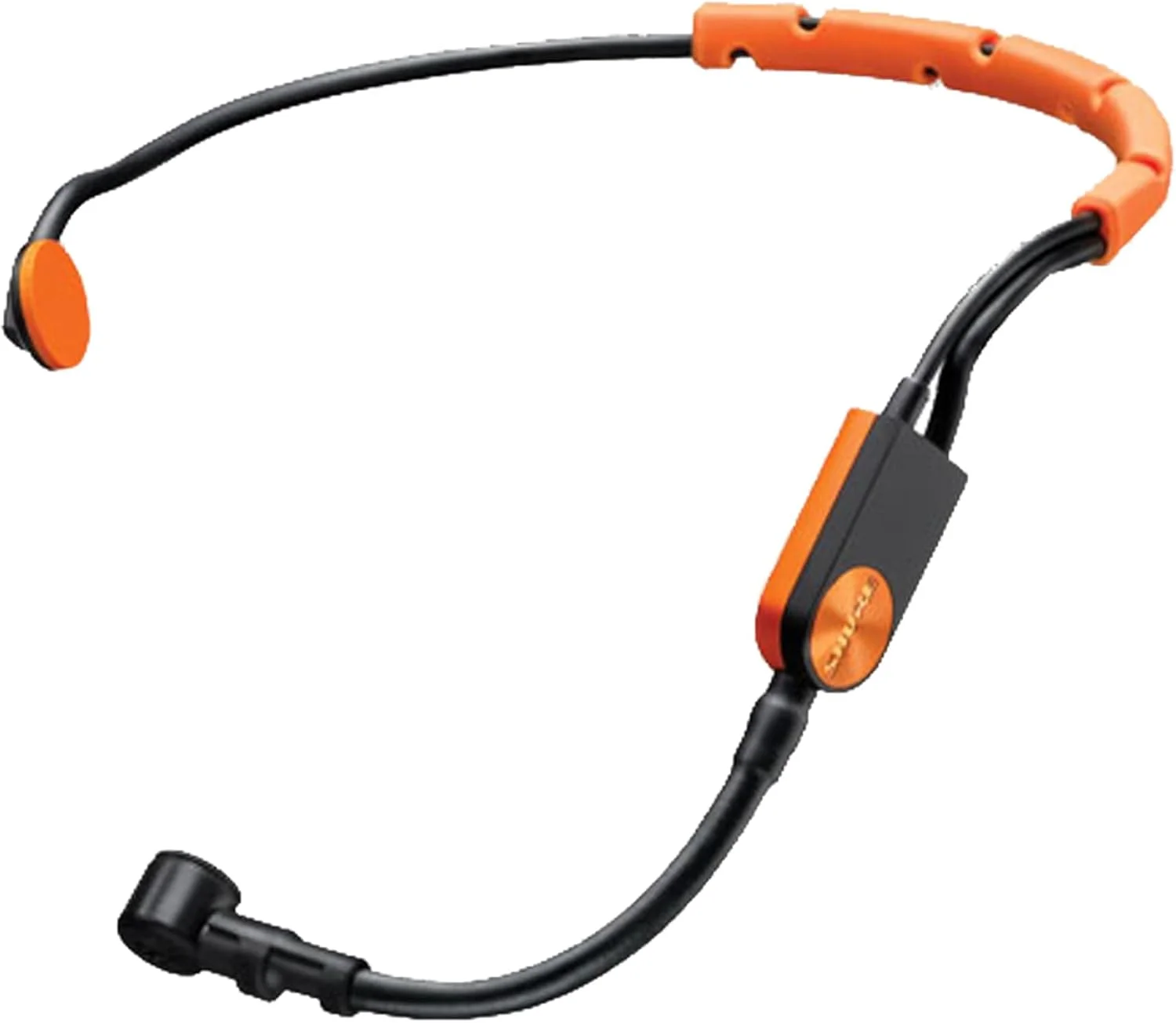 میکروفون کاندنسر هدست ورزشی شور مدل SM31FH، ضد آب، بی‌سیم، کانکتور TA4F/TQG، برای استفاده با سیستم‌های بی‌سیم شور، نارنجی