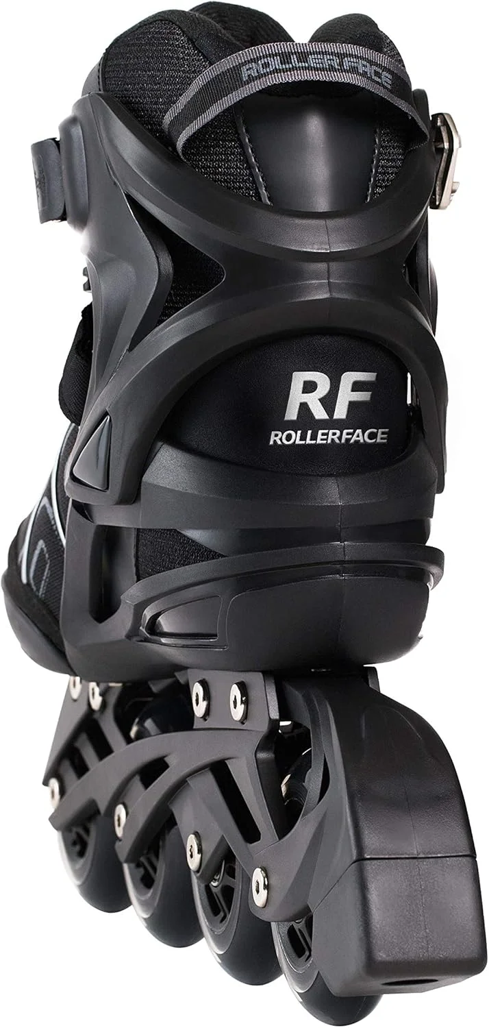 اسکیت غلتکی Rollerface RFSport مشکی مردانه مناسب بزرگسالان برای تناسب اندام، ورزش و تفریح، اسکیت اینلاین ممتاز اسکیت غلتکی Rollerface RFSport مشکی مردانه مناسب بزرگسالان برای تناسب اندام، ورزش و تفریح، اسکیت اینلاین ممتاز