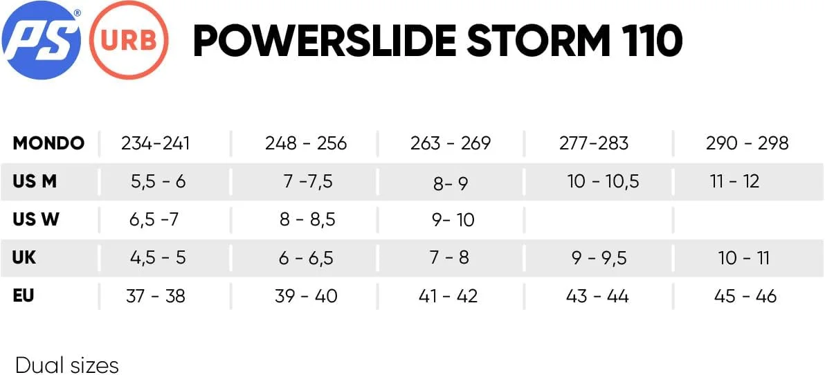 اسکیت های شهری Powerslide Storm Black 110 بزرگسالان، اسکیت های حرفه ای-یونیسکس-چرخ های Spinner 110mm/88a/ Wicked ABEC 9- فریم آلومینیومی 2 در 1 به اسکیت بازان اجازه می دهد تا روی 4x80mm یا 3x110mm حرکت کنند اسکیت های شهری Powerslide Storm Black 110 بزرگسالان، اسکیت های حرفه ای-یونیسکس-چرخ های Spinner 110mm/88a/ Wicked ABEC 9- فریم آلومینیومی 2 در 1 به اسکیت بازان اجازه می دهد تا روی 4x80mm یا 3x110mm حرکت کنند