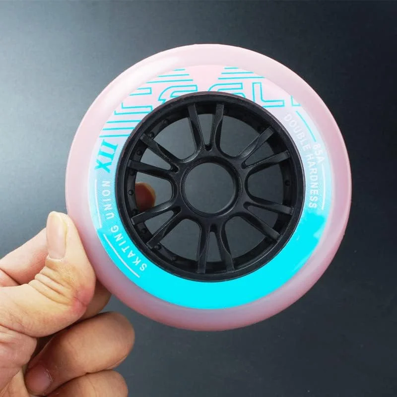 چرخ های تعویضی اسکیت اینلاین 90mm/ 100mm/ 110mm، چرخ های اسکیت اینلاین تهاجمی با طراحی سختی دوگانه برای مسابقات اسکیت حرفه ای - بسته 3 عددی چرخ های تعویضی اسکیت اینلاین 90mm/ 100mm/ 110mm، چرخ های اسکیت اینلاین تهاجمی با طراحی سختی دوگانه برای مسابقات اسکیت حرفه ای - بسته 3 عددی