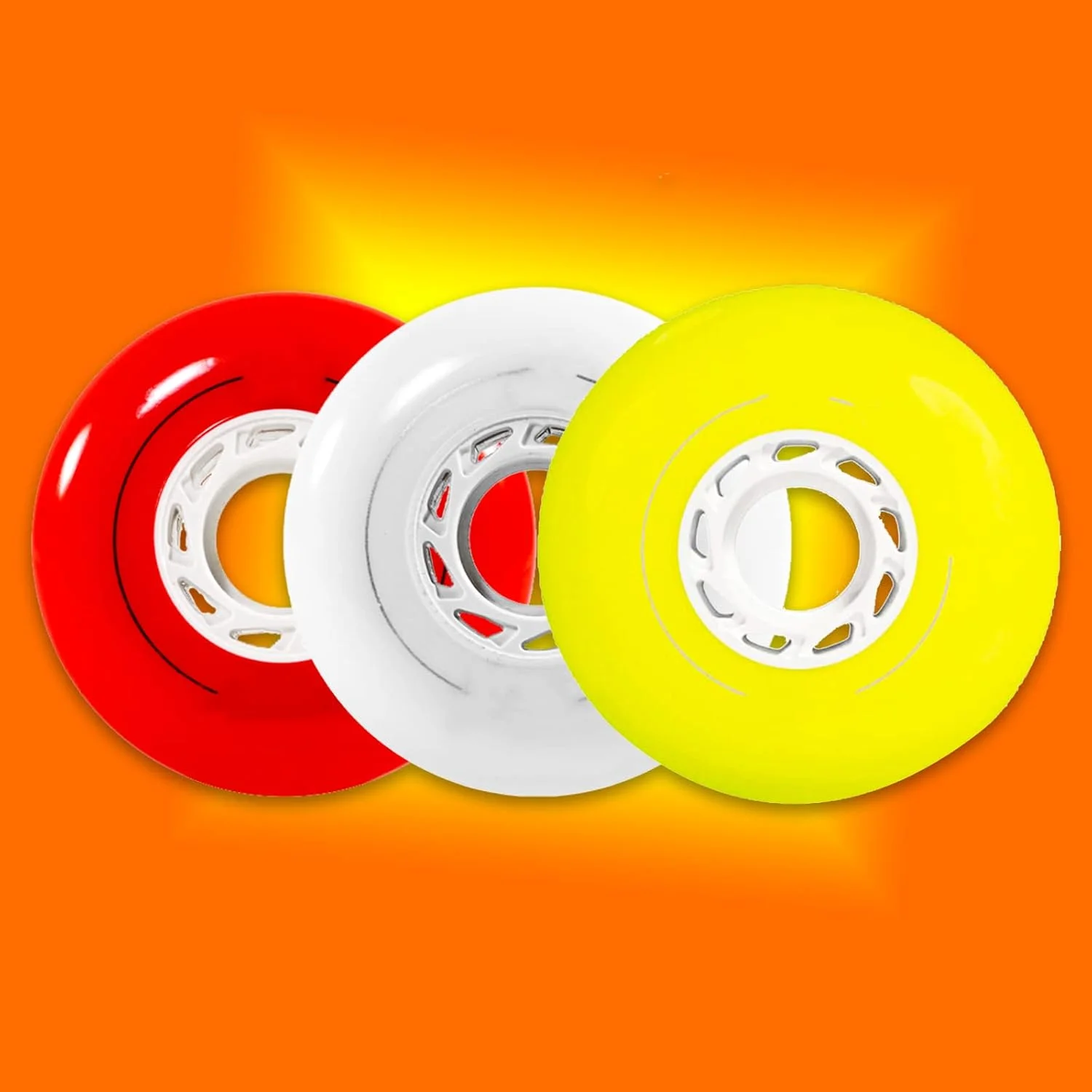 چرخ اسکیت اینلاین 72mm/ 76mm/ 80mm مناسب برای اسکیت های هاکی و تمرینی