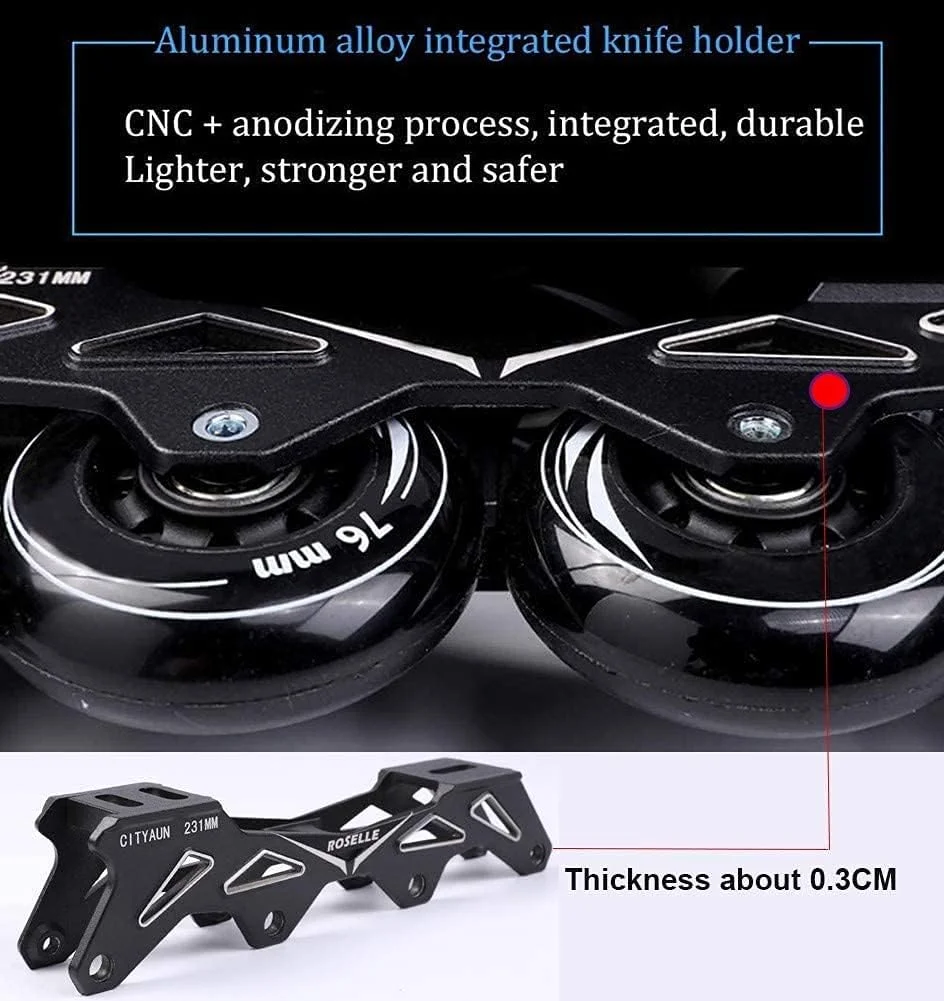 GT-Wheel Inline Skates for Adult, Professional Single Row Roller Blades Speed Skating Shoes, Performance Skates No Physical Brake GT-Wheel Inline Skates for Adult, Professional Single Row Roller Blades Speed Skating Shoes, Performance Skates No Physical Brake