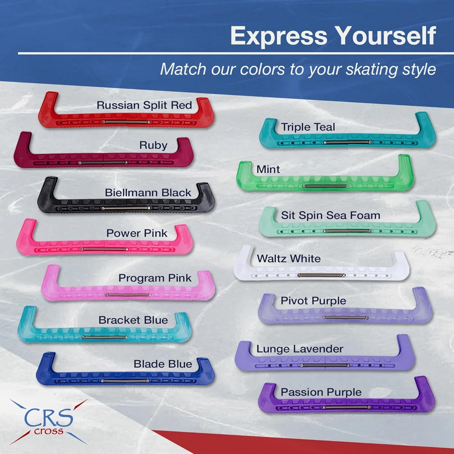 مجموعه هدیه محافظ اسکیت متقاطع CRS، حوله و کاور اسکیت - محافظ اسکیت و روکش تیغه نرم برای اسکیت نمایشی یا هاکی مجموعه هدیه محافظ اسکیت متقاطع CRS، حوله و کاور اسکیت - محافظ اسکیت و روکش تیغه نرم برای اسکیت نمایشی یا هاکی