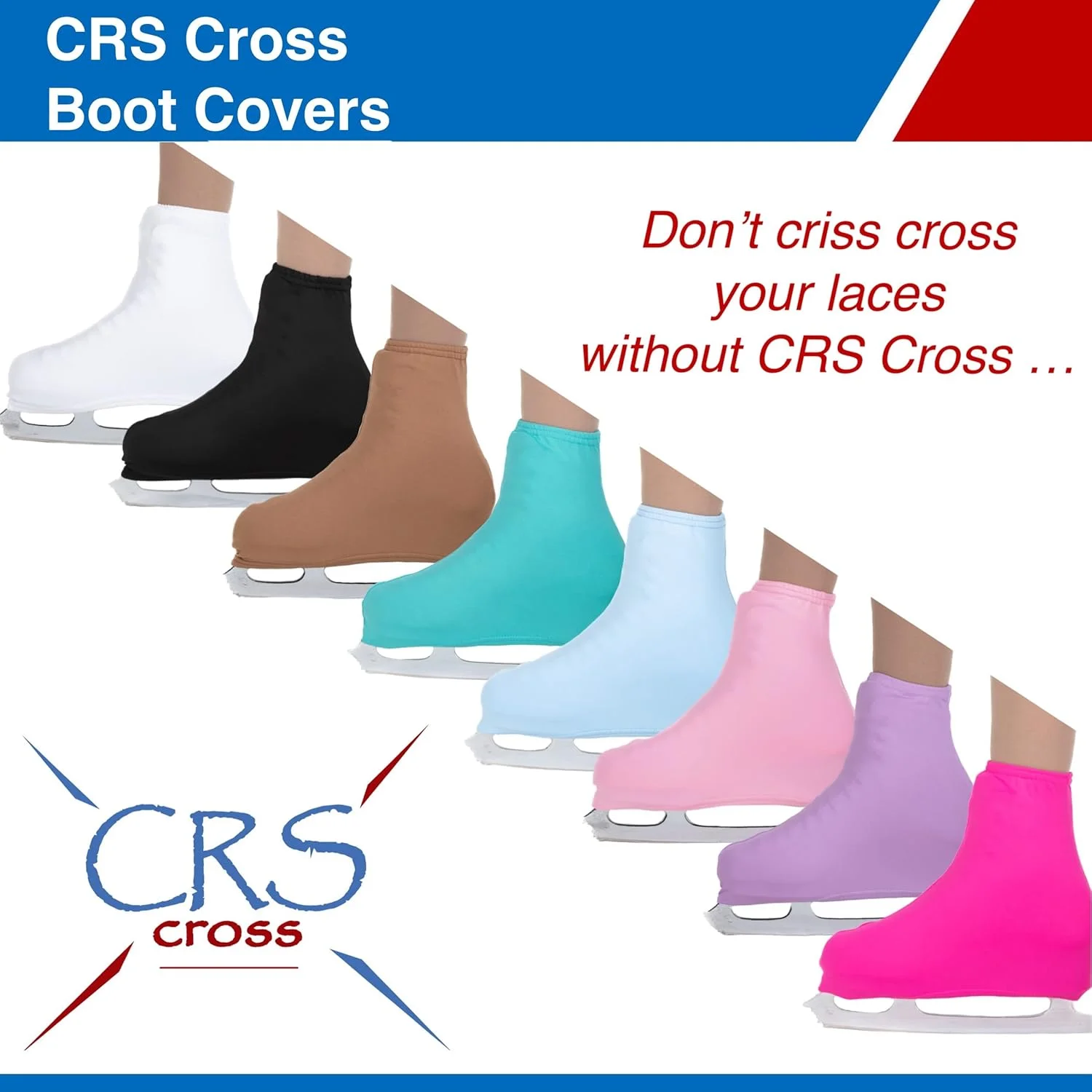 روکش چکمه اسکیت CRS Cross از جنس لایکرا. محافظت کنید و برای اسکیت نمایشی، اسکیت روی یخ و اسکیت های غلتکی آماده باشید. روکش چکمه اسکیت CRS Cross از جنس لایکرا. محافظت کنید و برای اسکیت نمایشی، اسکیت روی یخ و اسکیت های غلتکی آماده باشید.