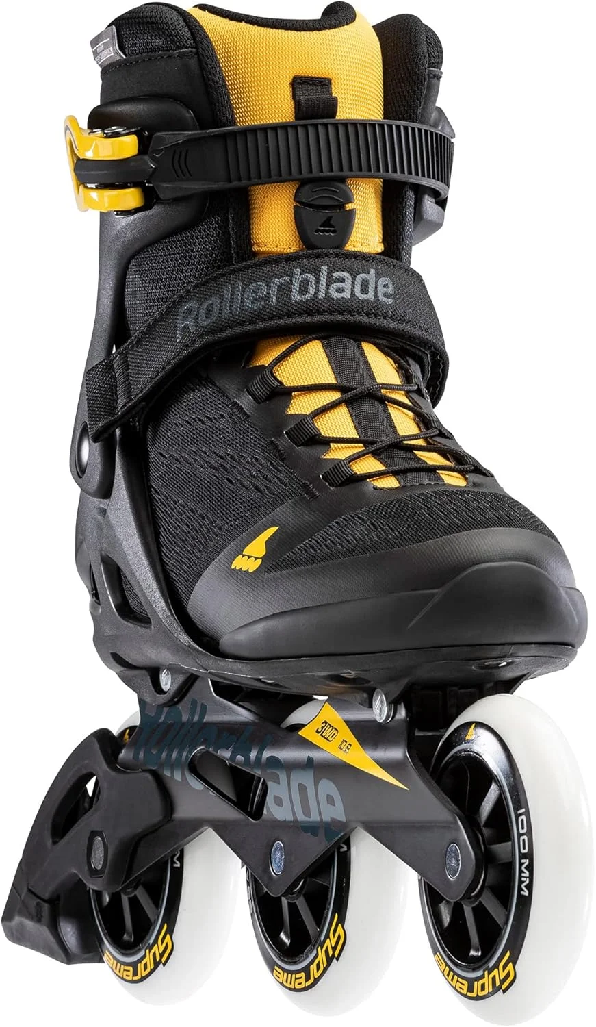 اسکیت اینلاین مردانه بزرگسال Rollerblade Macroblade 100 3wd، مشکی و زرد زعفرانی، اسکیت های اینلاین پرفورمنس اسکیت اینلاین مردانه بزرگسال Rollerblade Macroblade 100 3wd، مشکی و زرد زعفرانی، اسکیت های اینلاین پرفورمنس