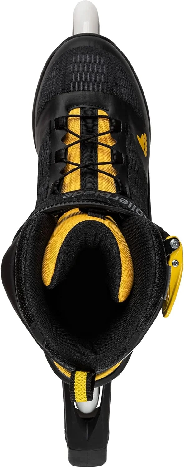اسکیت اینلاین مردانه بزرگسال Rollerblade Macroblade 100 3wd، مشکی و زرد زعفرانی، اسکیت های اینلاین پرفورمنس اسکیت اینلاین مردانه بزرگسال Rollerblade Macroblade 100 3wd، مشکی و زرد زعفرانی، اسکیت های اینلاین پرفورمنس