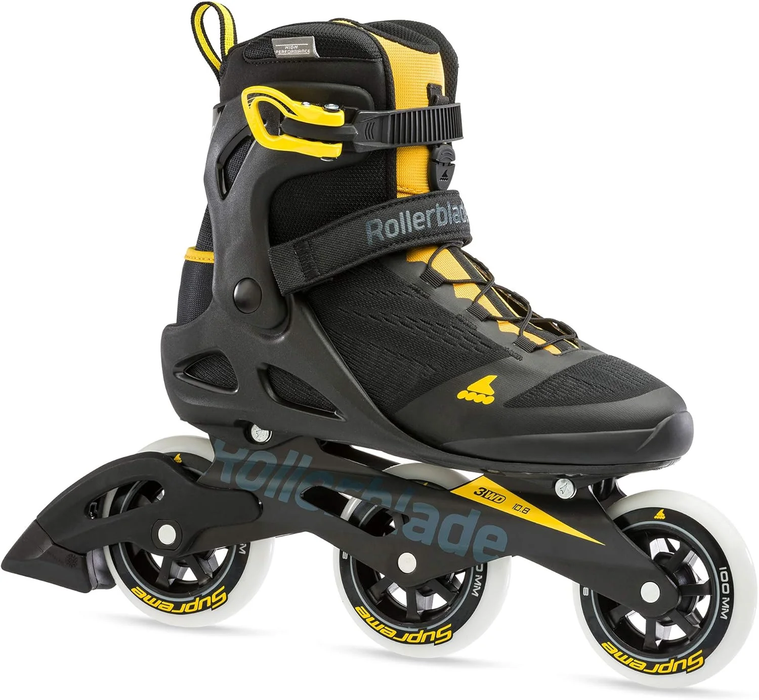 اسکیت اینلاین مردانه بزرگسال Rollerblade Macroblade 100 3wd، مشکی و زرد زعفرانی، اسکیت های اینلاین پرفورمنس اسکیت اینلاین مردانه بزرگسال Rollerblade Macroblade 100 3wd، مشکی و زرد زعفرانی، اسکیت های اینلاین پرفورمنس
