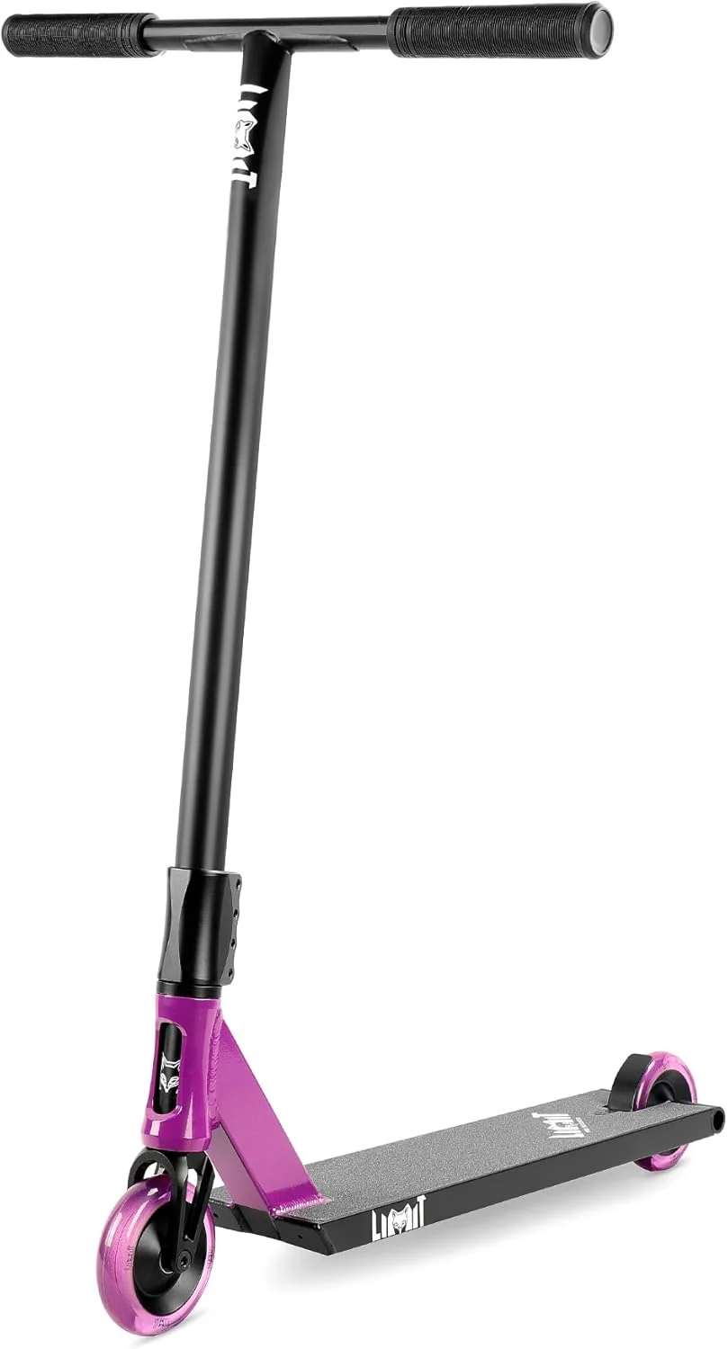 اسکوتر خیابانی حرفه ای Limit LMT70 Pro - اسکوتر حرفه ای برای حرکات نمایشی و ترفندها، SCS 4 پیچ، مناسب بزرگسالان، سایز متوسط و پیشرفته، اسکوتر BMX آزاد مناسب نوجوانان، پسران و دختران 12 سال به بالا