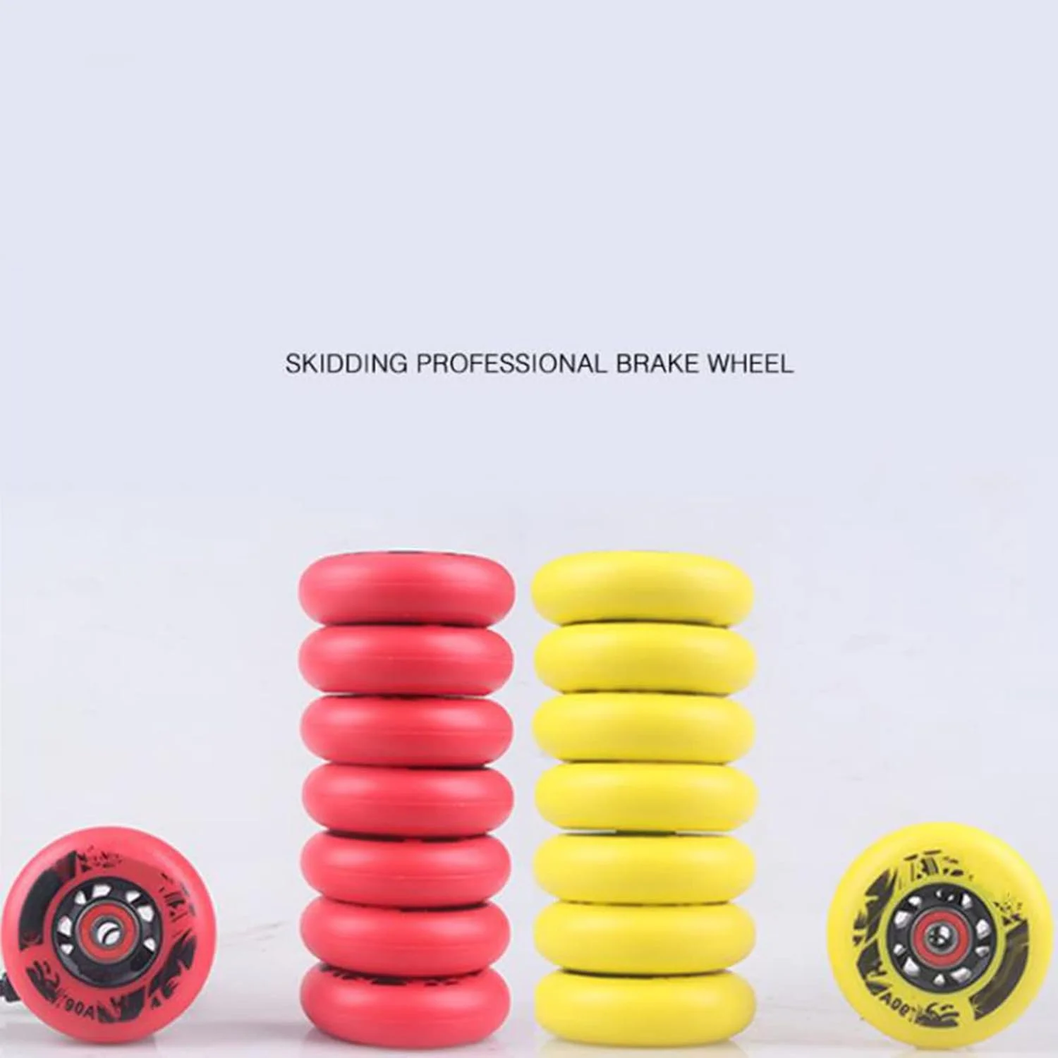 8 عدد چرخ اسکیت اینلاین 72mm 76mm 80mm، چرخهای جایگزین اسکیت اینلاین فریاستایل مناسب فضای داخلی/خارجی به همراه بلبرینگ، 90A 8 عدد چرخ اسکیت اینلاین 72mm 76mm 80mm، چرخهای جایگزین اسکیت اینلاین فریاستایل مناسب فضای داخلی/خارجی به همراه بلبرینگ، 90A