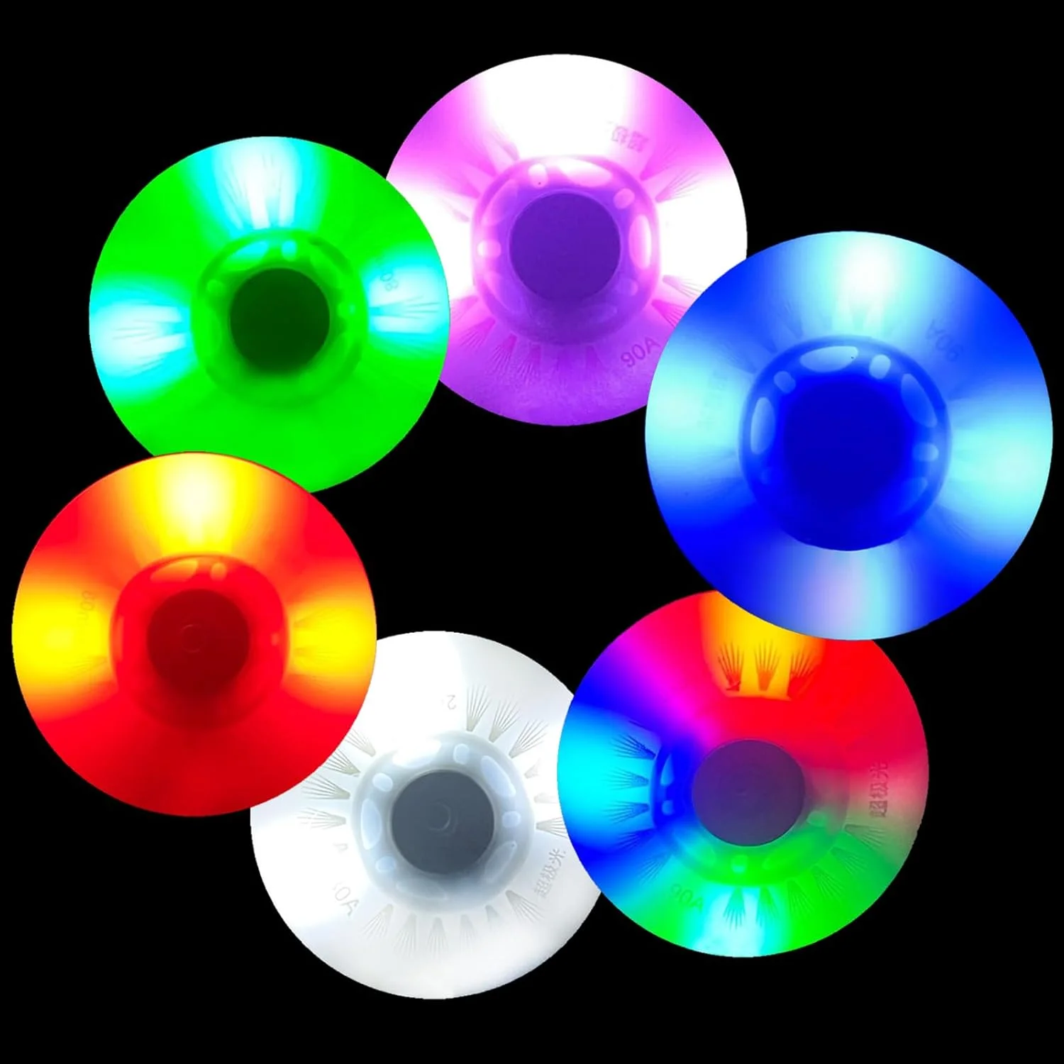 چرخ های اسکیت اینلاین LED مدل JHKJ بسته 8 عددی، چرخ های نورانی مناسب فضای باز با درجه سختی 90A، مقاوم و بادوام، مناسب سبک آزاد، به همراه بلبرینگ، هسته 60/62/64/68/70/72/76/80 میلی متر، چرخ های جایگزین چرخ های اسکیت اینلاین LED مدل JHKJ بسته 8 عددی، چرخ های نورانی مناسب فضای باز با درجه سختی 90A، مقاوم و بادوام، مناسب سبک آزاد، به همراه بلبرینگ، هسته 60/62/64/68/70/72/76/80 میلی متر، چرخ های جایگزین