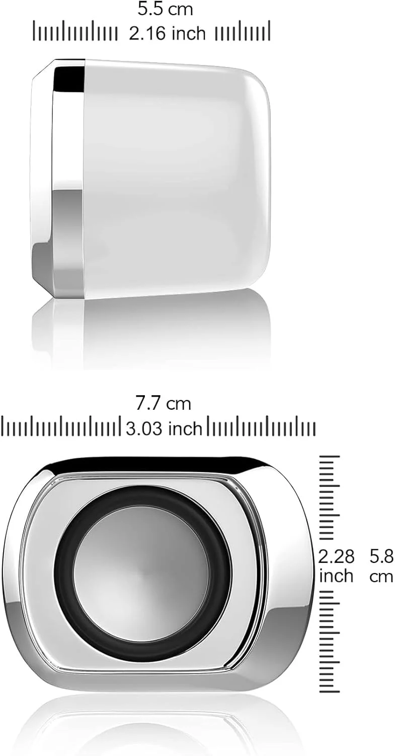 اسپیکر کامپیوتر LEDPTS.jP - اسپیکرهای لپ تاپ جمع و جور و ظریف با کنترل صدا و پلاگین صوتی 3.5 میلی متری، اسپیکر رومیزی USB مناسب برای مانیتور کامپیوتر، تبلت و تلفن همراه (DX11 سفید) اسپیکر کامپیوتر LEDPTS.jP - اسپیکرهای لپ تاپ جمع و جور و ظریف با کنترل صدا و پلاگین صوتی 3.5 میلی متری، اسپیکر رومیزی USB مناسب برای مانیتور کامپیوتر، تبلت و تلفن همراه (DX11 سفید)