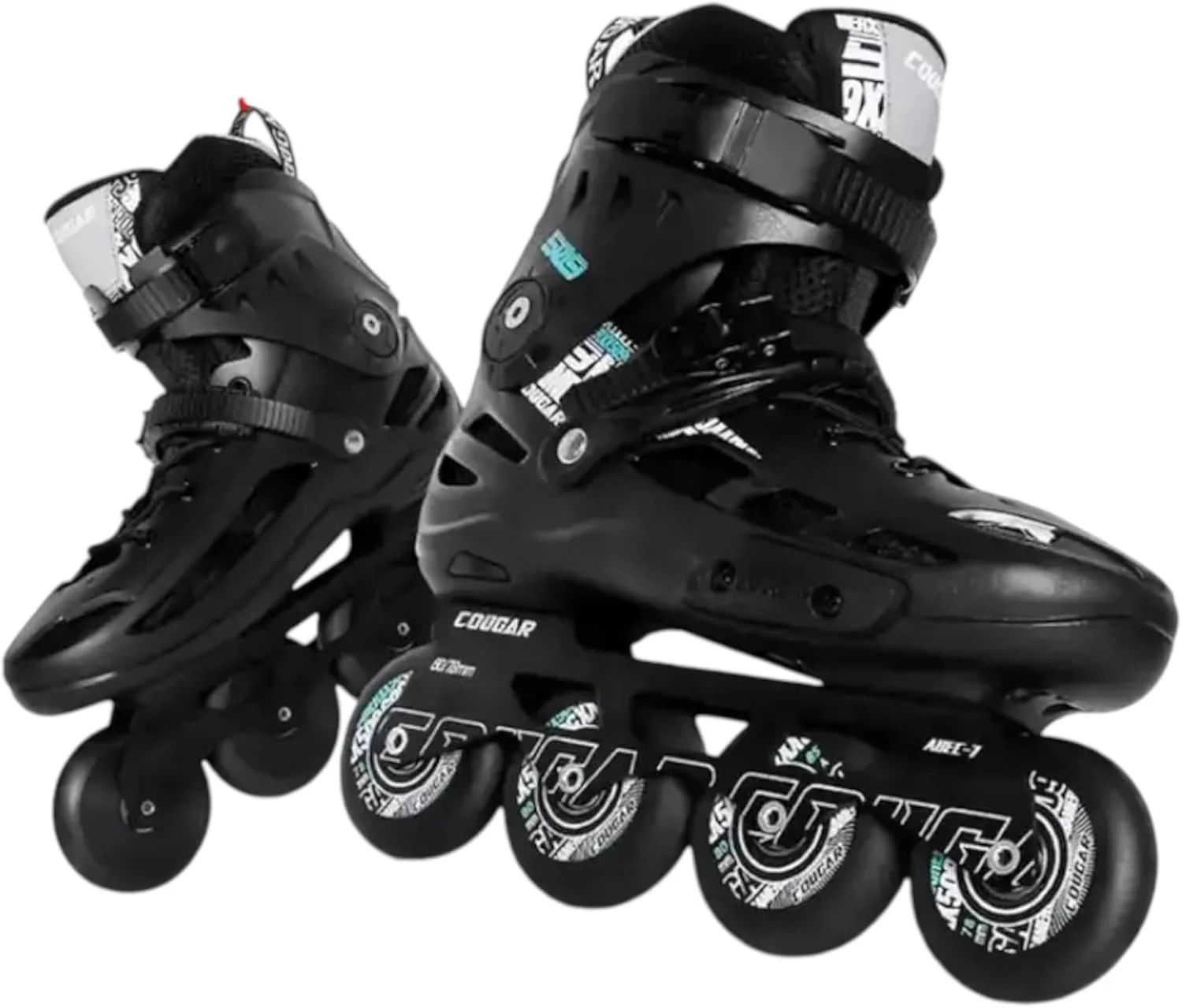 اسکیت اینلاین بزرگسالان حرفه ای کوگار (Abec 7) سایز ثابت 38-45، بهترین اسکیت های غلتکی برای کودکان و بزرگسالان