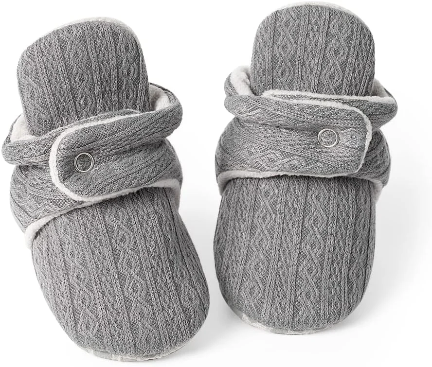 کفش پاپوش نوزادی پسرانه دخترانه KIDSUN، پشمی نرم و راحت، مناسب فصل زمستان، ضد لغزش کفش پاپوش نوزادی پسرانه دخترانه KIDSUN، پشمی نرم و راحت، مناسب فصل زمستان، ضد لغزش