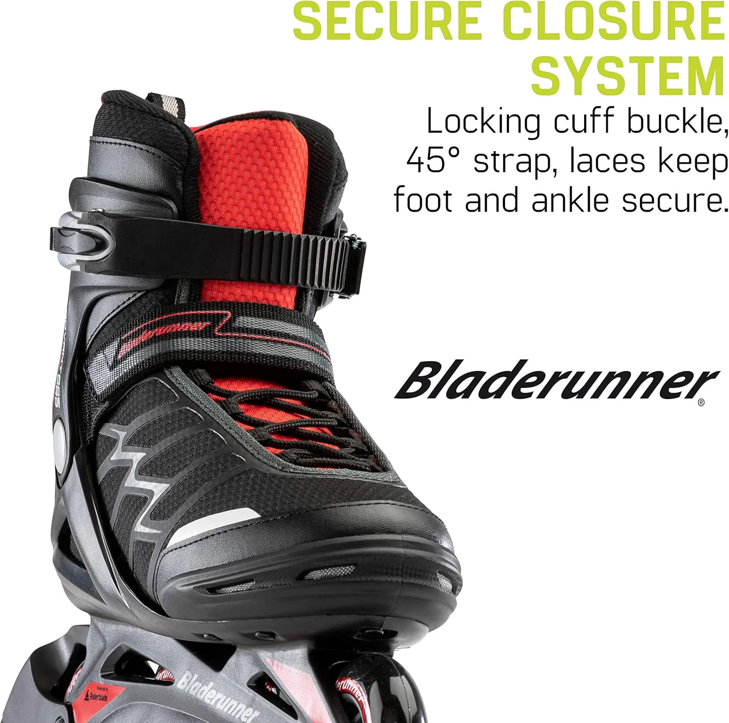 اسکیت اینلاین فیتنس مردانه Rollerblade Bladerunner Advantage Pro XT، مشکی و قرمز، سایز 12 اسکیت اینلاین فیتنس مردانه Rollerblade Bladerunner Advantage Pro XT، مشکی و قرمز، سایز 12