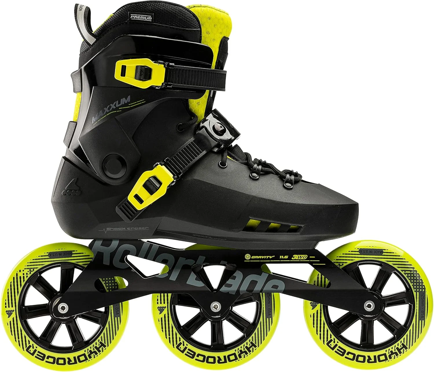 اسکیت اینلاین ROLLERBLADE MAXXUM 125 مدل 2023 مشکی/لیمویی اسکیت اینلاین ROLLERBLADE MAXXUM 125 مدل 2023 مشکی/لیمویی