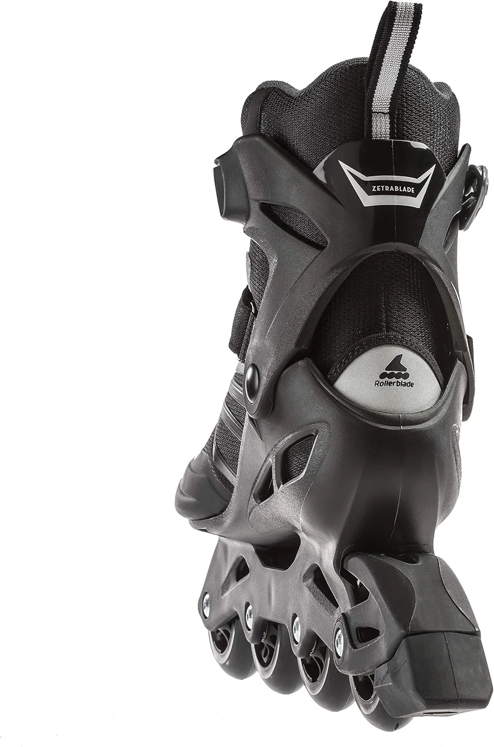 اسکیت اینلاین فیتنس بزرگسالان مردانه رولربلید مدل Zetrablade، مشکی و نقره ای، اسکیت های اینلاین پرفورمنس