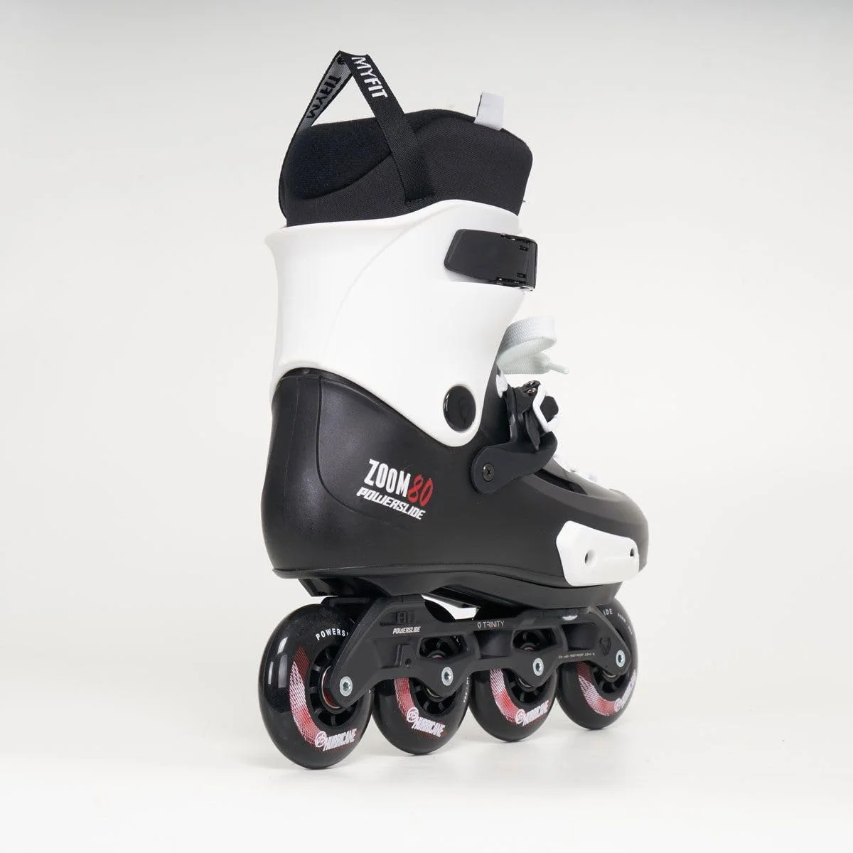 اسکیت Powerslide Zoom Pro 80، اسکیت های اینلاین-یونیسکس-مشکی-Wicked ABEC-7 / چرخ ها 80mm/86a - آستر myFit / فریم Trinity