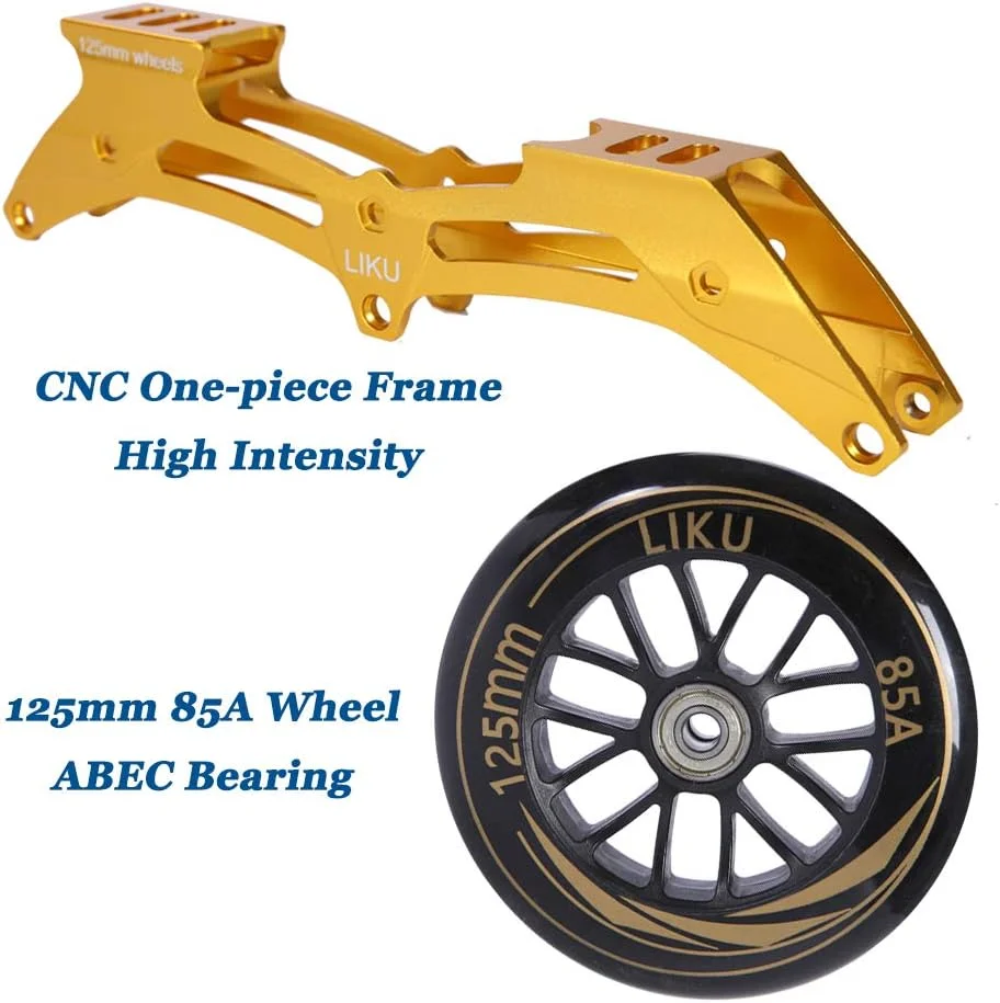 اسکیت های اینلاین سه چرخ سرعت LIKU Performance 125 مدل یونیسکس اسکیت های اینلاین سه چرخ سرعت LIKU Performance 125 مدل یونیسکس