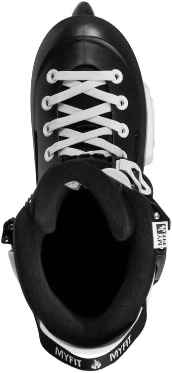 اسکیت Powerslide Zoom Pro 80، اسکیت های اینلاین-یونیسکس-مشکی-Wicked ABEC-7 / چرخ ها 80mm/86a - آستر myFit / فریم Trinity