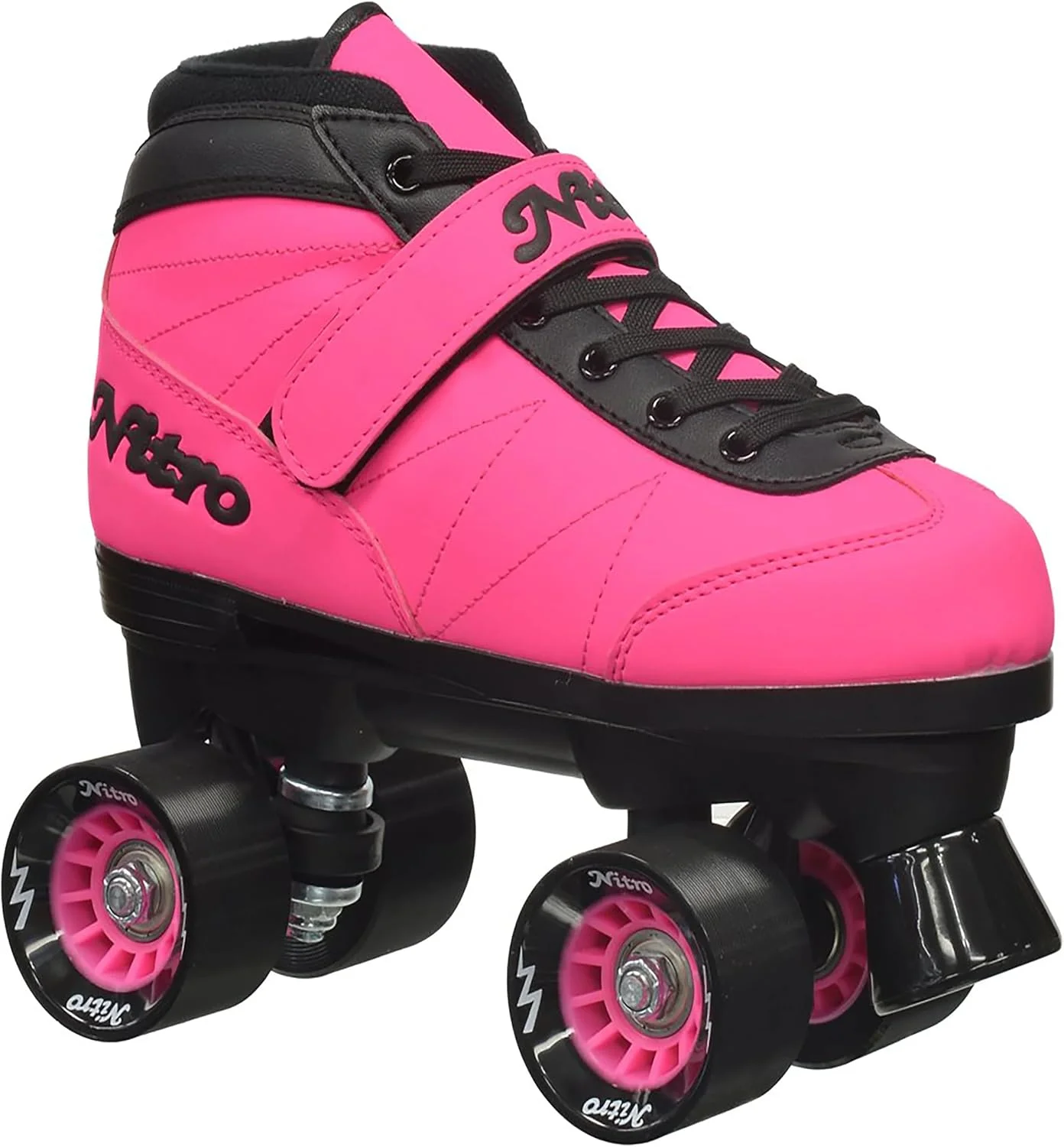 اسکیت های چهار چرخ سرعتی داخل/خارج از منزل Epic Skates 2016 Epic Nitro Turbo 1، صورتی