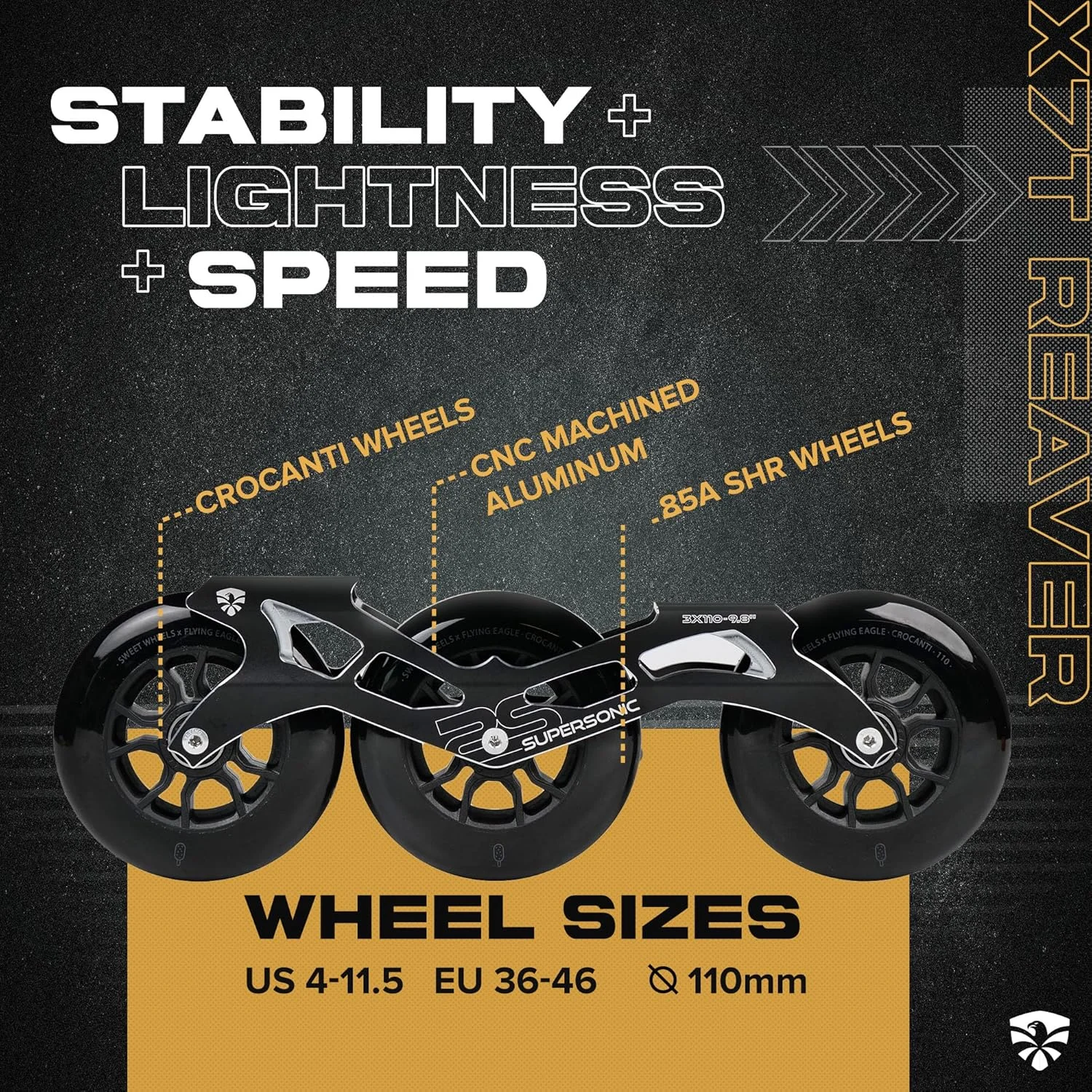 اسکیت سه چرخ Flying Eagle X7T Reaver اسکیت سه چرخ Flying Eagle X7T Reaver