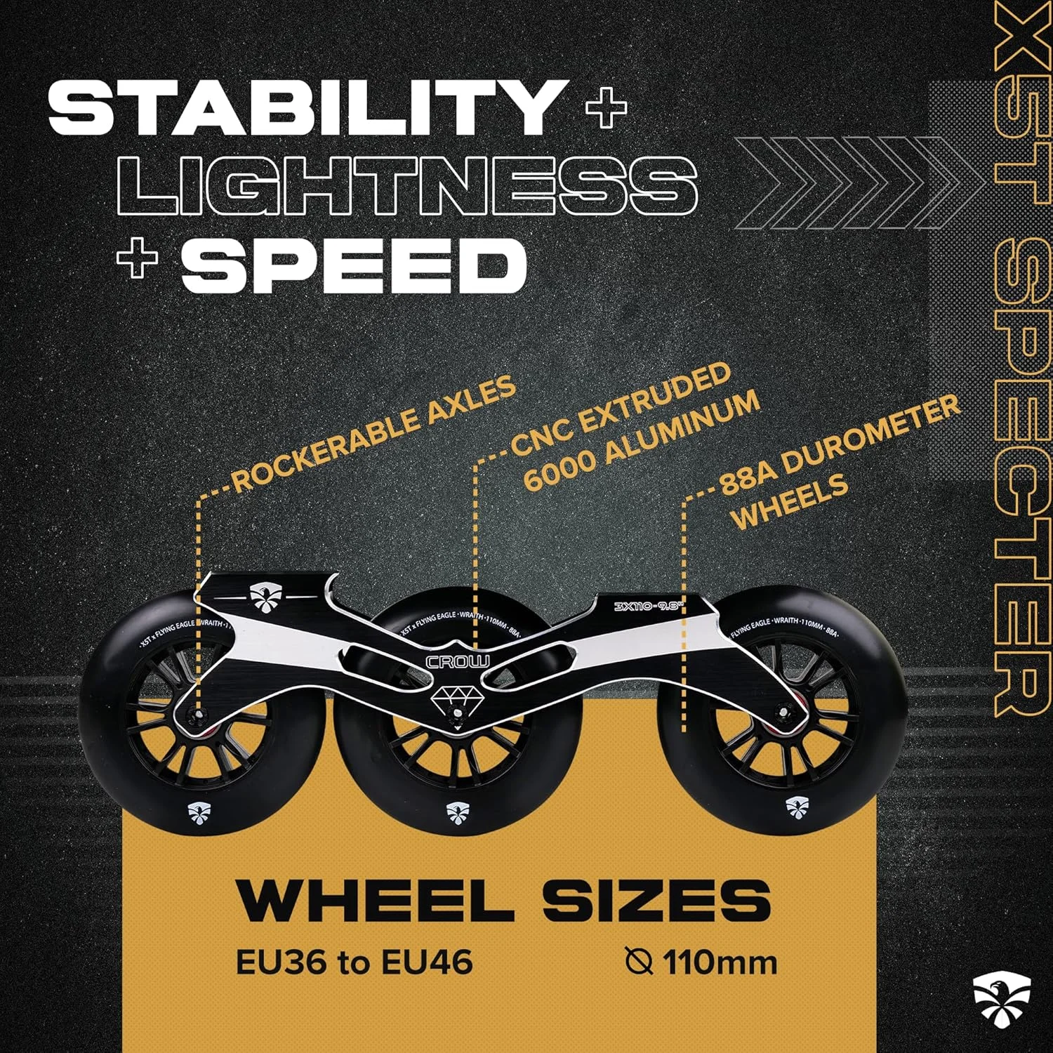 اسکیت فری استایل Flying Eagle X5T Wraith