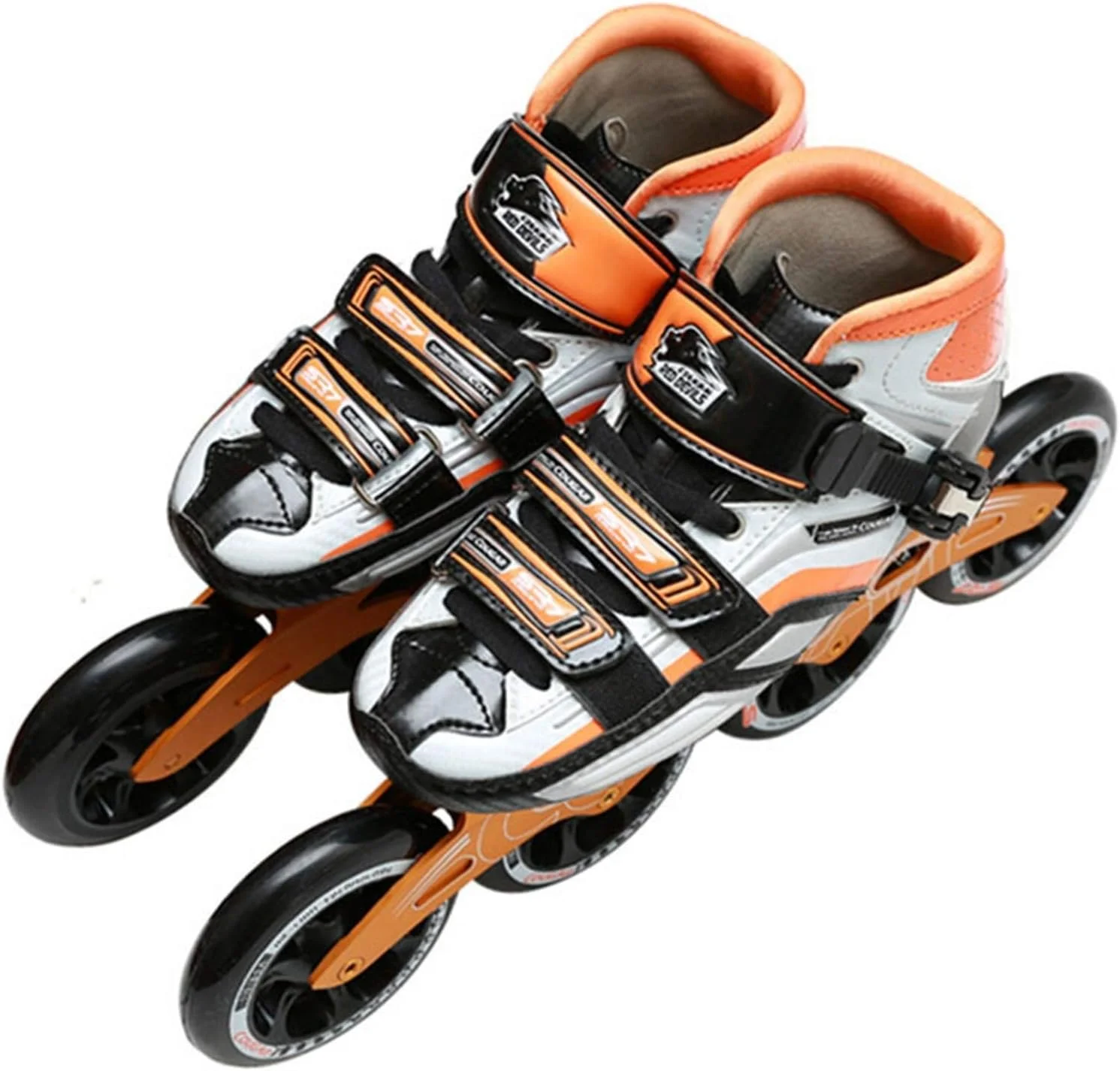 FANHUA Skate Original Cougar SR7 Inline Skates Speed Carbon Fiber Adult Child Kid Roller Skating Shoes 100/110mm Racing Patines (Color : Orange, Size : 38) FANHUA Skate Original Cougar SR7 Inline Skates Speed Carbon Fiber Adult Child Kid Roller Skating Shoes 100/110mm Racing Patines (Color : Orange, Size : 38)