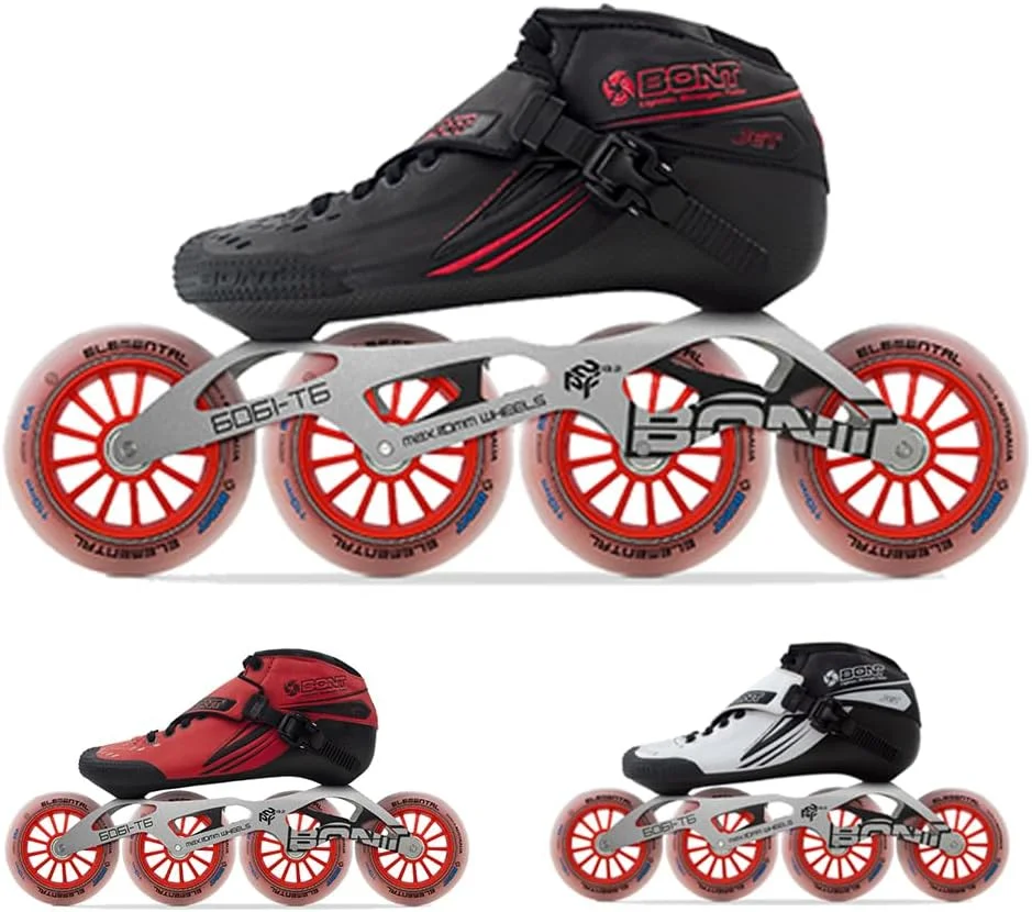 اسکیت های بونت - اسکیت های سرعت اینلاین جت - بوت اسکیت جت + فریم 2PF 6061 + چرخ های المنتال + بلبرینگ ABEC7 - کامپوزیت فیبر کربنی کاملا قالب گیری حرارتی وگان اسکیت های بونت - اسکیت های سرعت اینلاین جت - بوت اسکیت جت + فریم 2PF 6061 + چرخ های المنتال + بلبرینگ ABEC7 - کامپوزیت فیبر کربنی کاملا قالب گیری حرارتی وگان