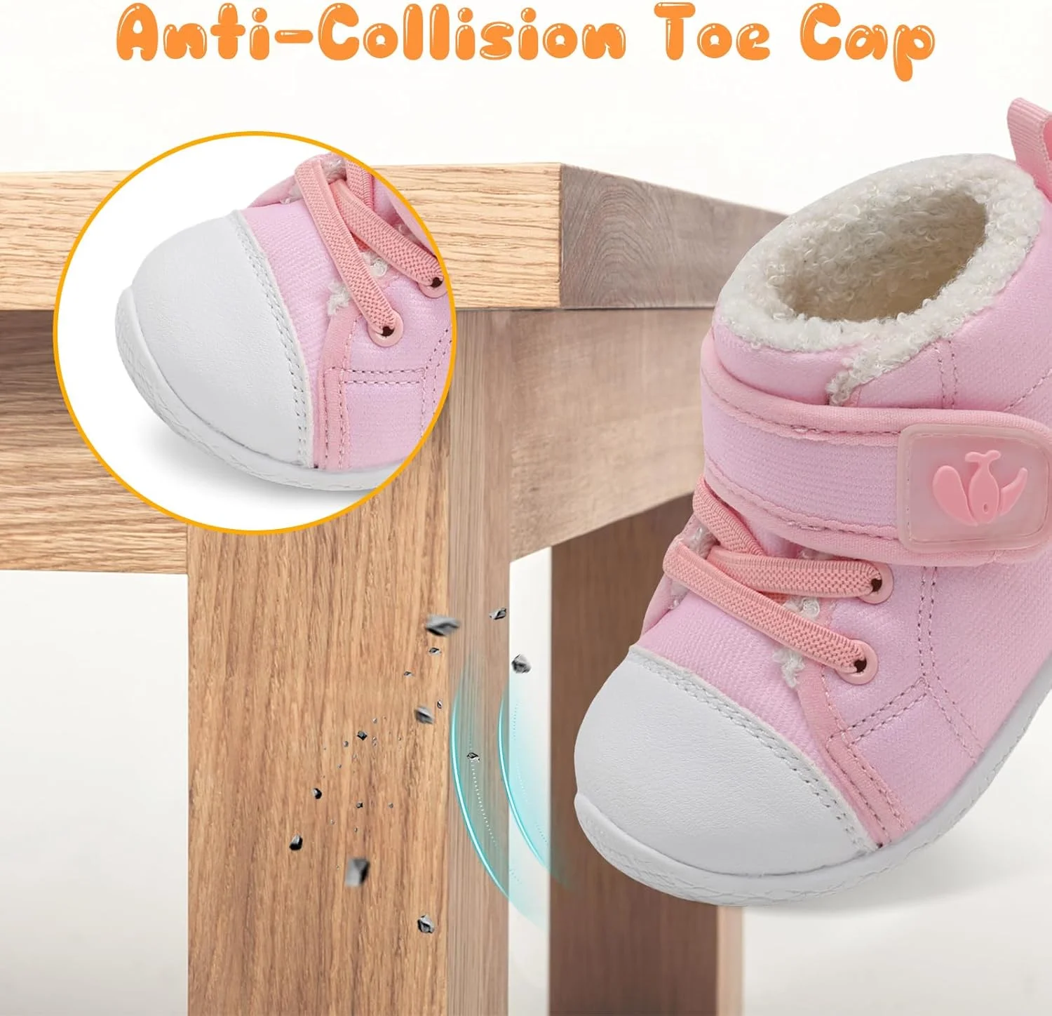 پاپوش نوزادی FEETCITY، جوراب پاپوش پشمی گرم و نرم مناسب نوزادان دختر و پسر، اولین کفش های پیاده روی پاپوش نوزادی FEETCITY، جوراب پاپوش پشمی گرم و نرم مناسب نوزادان دختر و پسر، اولین کفش های پیاده روی