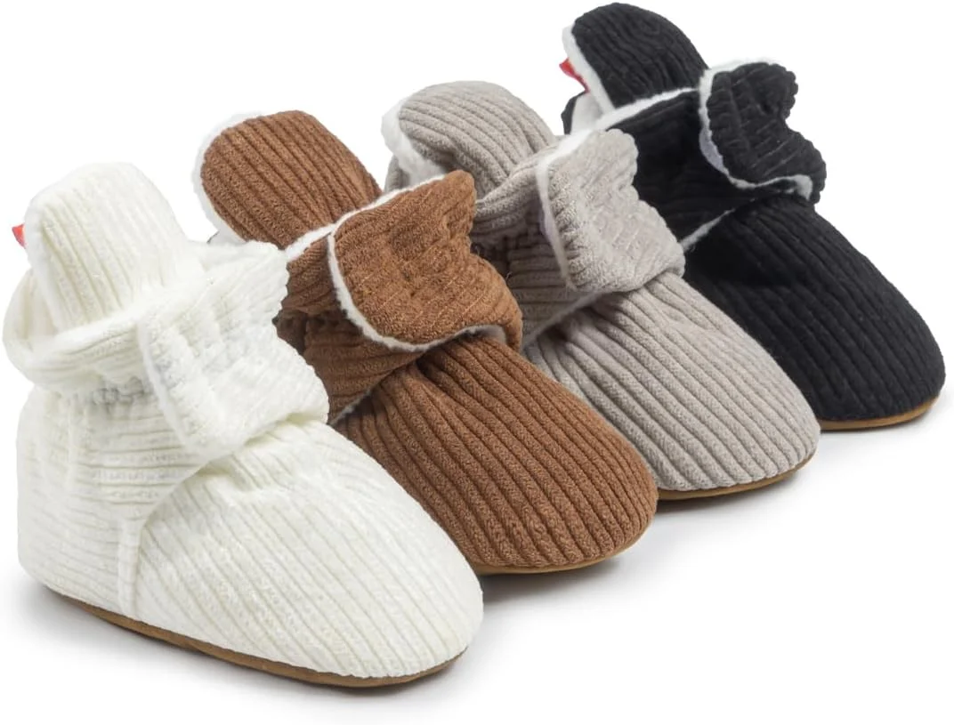 جوراب پاپوش نوزادی دخترانه و پسرانه CENCIRILY، کفش نرم و ضد لغزش، پاپوش ساق دار گرم مناسب زمستان، اولین کفش های راه رفتن جوراب پاپوش نوزادی دخترانه و پسرانه CENCIRILY، کفش نرم و ضد لغزش، پاپوش ساق دار گرم مناسب زمستان، اولین کفش های راه رفتن