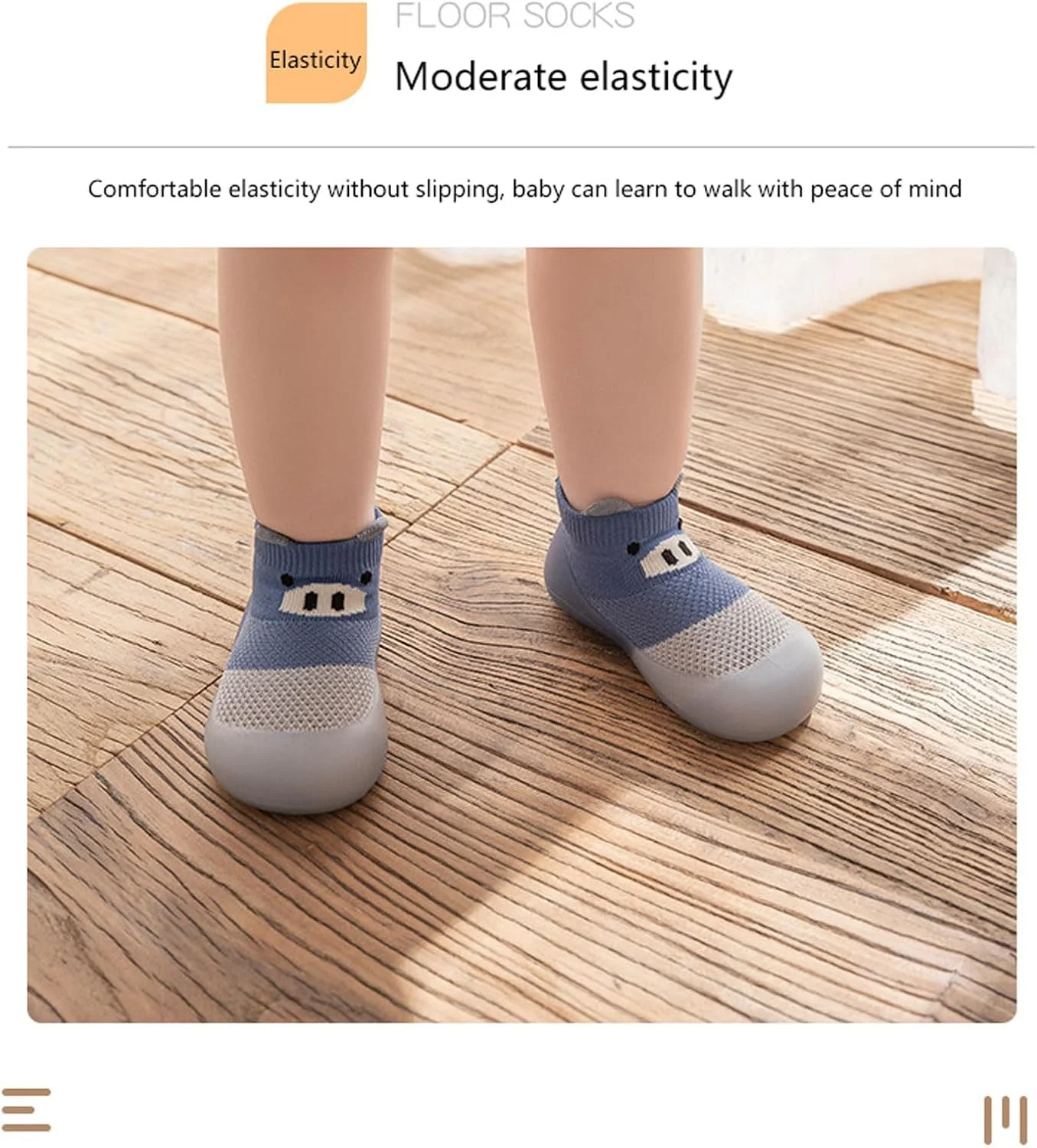 کفش های اولین قدم کودک Blissbuilt، کفش های جورابی کودک، پاپوش بافتنی، پیشروهای کفی نرم ضد لغزش، کفش های توری نرم و تنفسی، برای آموزش راه رفتن نوزادان دختر و پسر