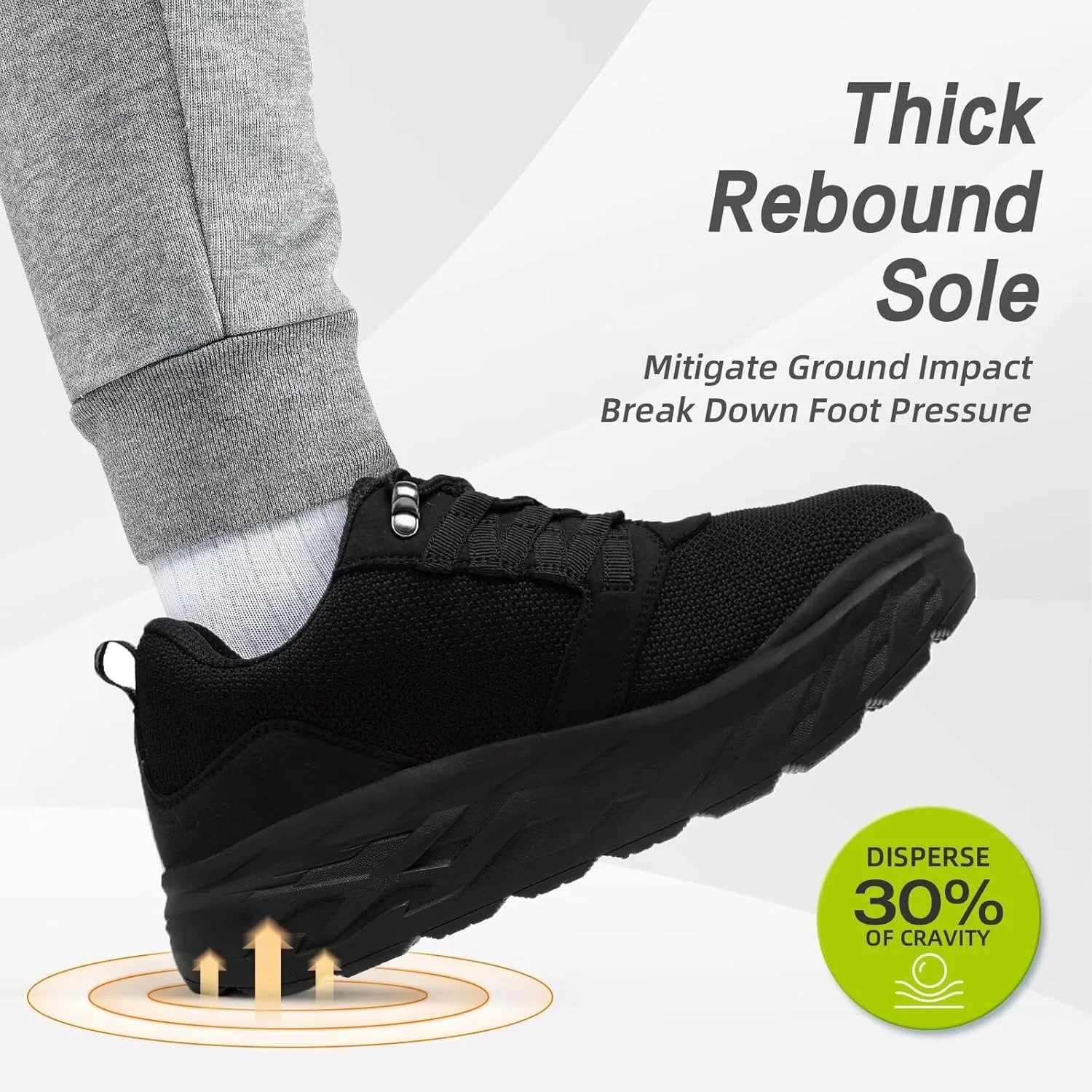 کفش‌های ارتوپدی OrthoComfoot برای آقایان، مناسب پنجه پهن، کفش‌های کتانی دیابتی راحت و شیک با پشتیبانی از قوس پا برای پاهای متورم، کفش‌های غیررسمی پلانتار فاسیایتیس برای تسکین درد پاشنه و پا