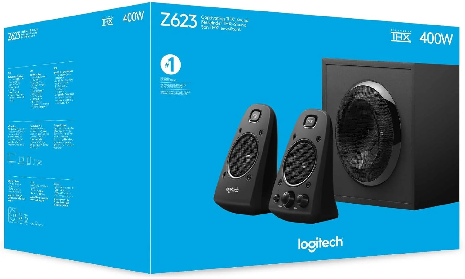 سیستم بلندگوی 2.1 لاجیتک Z623 سیستم بلندگوی 2.1 لاجیتک Z623
