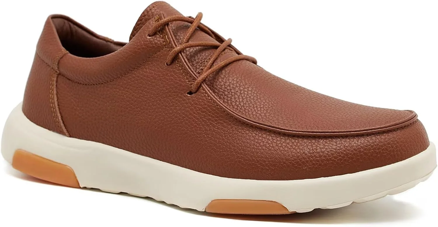 کفش های رسمی چرمی ارتوکامفورت مردانه: کفش های کتانی طبی و شیک برای پیاده روی، مناسب فاشیای کف پا با پشتیبانی از قوس پا، کفش های آکسفورد طبی راحت برای کار و تسکین درد پا و پاشنه