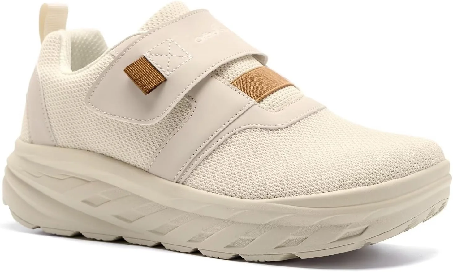 کفش پیاده روی طبی دیابتی پهن زنانه OrthoComfoot: کفش‌های راحتی روزمره با پشتیبانی از قوس پا برای پلانتار فاشیایتیس، کفش‌های کار قابل تنظیم برای قوس پای بلند و پاهای متورم، مناسب برای درد مچ پا و پاشنه