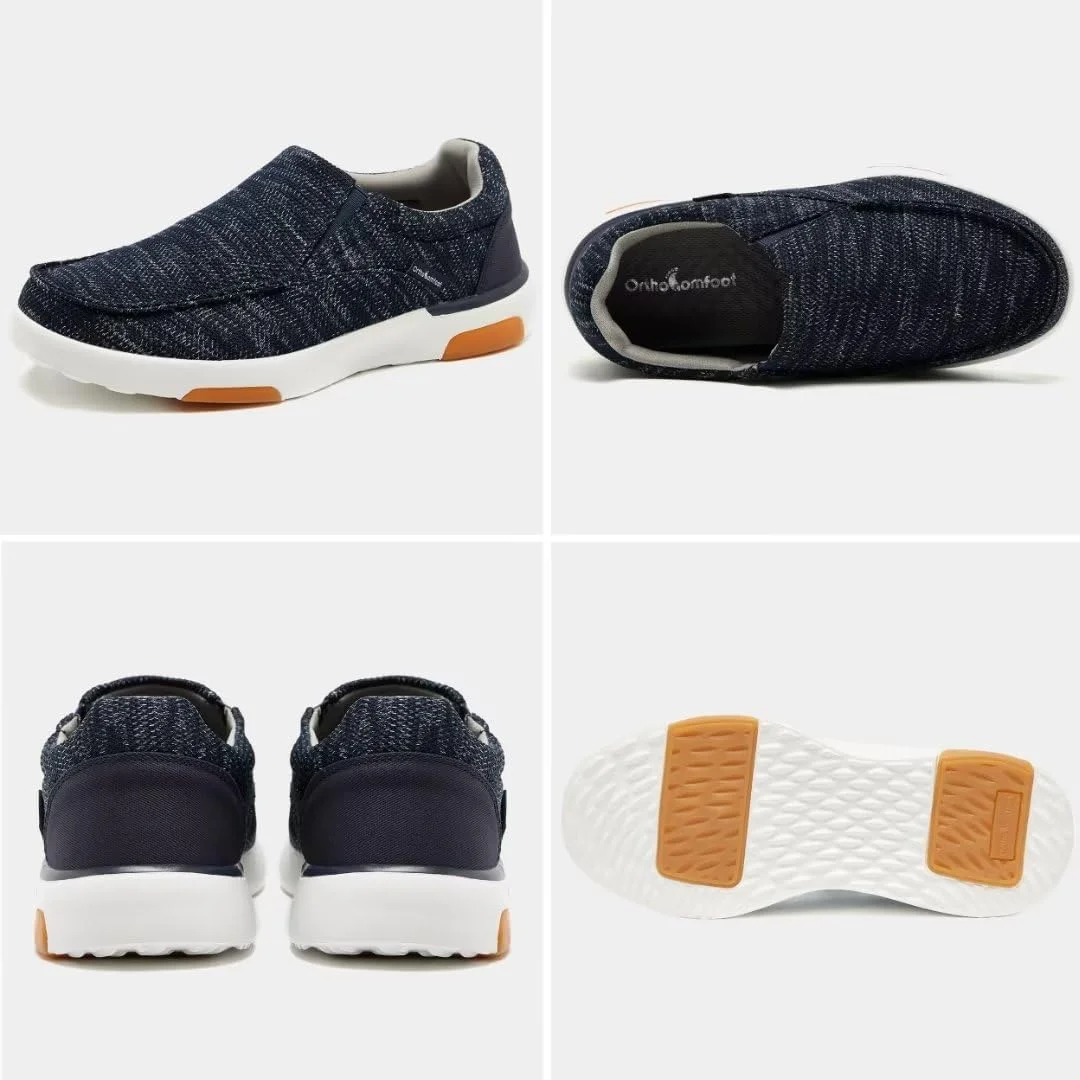کفش پیاده روی زنانه راحت ارتوکامفورت با پشتیبانی از قوس پا، کفش های طبی غیر رسمی برای خار پاشنه، کفش های کالج کلاسیک ضد لغزش بادوام برای فضای باز