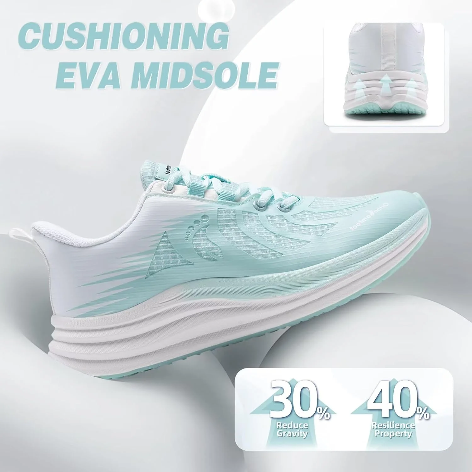 کفش های دویدن جاده ارتوپدی زنانه: کفش های ورزشی ارتوپدی فاشیای پلانتار با پشتیبانی قوس راحت، کفش های کتانی مد روز ورزشی، کفش های پیاده روی تنیس تخت و معمولی برای درد پا و پاشنه